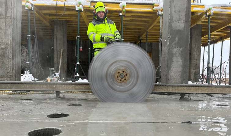 Безударный демонтаж перекрытия Безударный демонтаж перекрытия